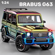 1:24 Scale Brabus G63 Alloy Car Model Diecast Car Sound Light Car Lovers Collection Kids Birthday Gi