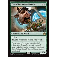 Transdimensional Bovine Magic the Gathering Card [MTG]