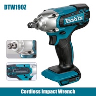 Makita ประแจกระแทกแบบไม่มีแปรงถ่านสำหรับตัว DTW190 IPX4 190Nm ขนาด1/2 "Sq Drive สำหรับเครื่องมือที่ซ