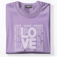 kisses hugs love clothing fashion design basic cotton t-shirt unisex tops tees top oversized tshirt