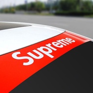 Car Front Windshield Shade Sticker Fashion Brand Supreme Personalized Universal汽车前挡风玻璃遮阳贴潮牌Supreme个性通用车贴汽车贴纸装饰贴5.22