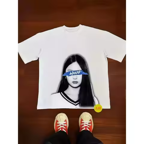 2025 Girl Group NewJeans MINJI HANNI DANIELLE HAERIN HYEIN Original High Quality Designer Short Slee