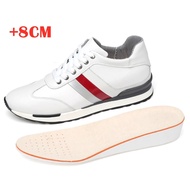 Elevator Shoes Men Sneakers Heightening Shoes Man Increase Shoes Height Increase Insole 8CM Tall Sho
