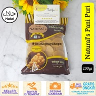 Cemilan India pani Puri Naturals 200gr - MENTAH / Makanan Ringan