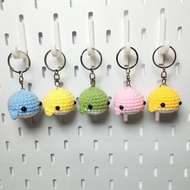 GANTUNGAN Whale Crochet Keychain Whale Crochet Keychain/ - Handmade