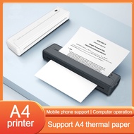 Portable Thermal A4 Home Printer Can Connect Mobile Phone Wireless Office Small Learning Mini Printe