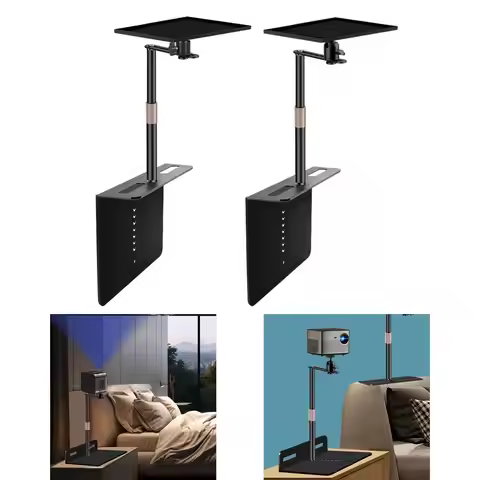 Projector Stand Rotatable Bed Sofa Projector Stand for Home Movies Office