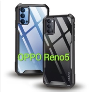 Reno5(พร้อมส่งในไทย)เคสกันกระแทกขอบสหลังใสOPPO Reno5 5G/Reno5 4G