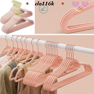 ELOK 5PCS Velvet Hangers Household Dress Rack Save Space Adult Hanger