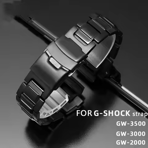 For Casio G-SHOCK Series 5121 GW3000 GW-3000/3500/2000 G-1000 Watch Band Stainless Steel Strap Repla
