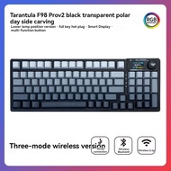 AULA F98 Pro V2 Mechanical Keyboard F98pro 3-mode Wireless Bluetooth PBT Hot-swap E-sports Customize