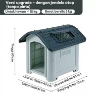 TASA - GREENPETS Outdoor Indoor Dog Kennel Large Dog House Outdoor Dog House Villa Four Seasons Rain