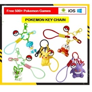 Pokemon Keychain Ring 神奇宝贝精美钥匙扣 (Buy Any 1 Free 500+ Pokemon GBA NDS 3DS Switch Games) 购买1个钥匙圈免费500+