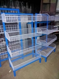 RAK TOKO WARUNG CHIKI CIKI SNACK UKURAN LEBIH BESAR/JUMBO 4 SUSUN