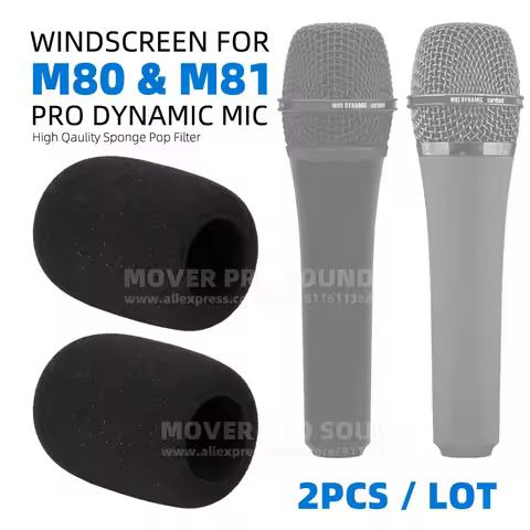Wind Screen Dustproof Cover For Telefunken M80 M81 M 80 81 Microphone Windscreen Shield Mic Foam Win