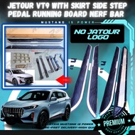 JETOUR VT9 WITH SKIRT SIDE STEP PEDAL RUNNING BOARD NERF BAR HIGH QUALITY
