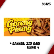 SET BUNTING DAN BANNER GORENG PISANG