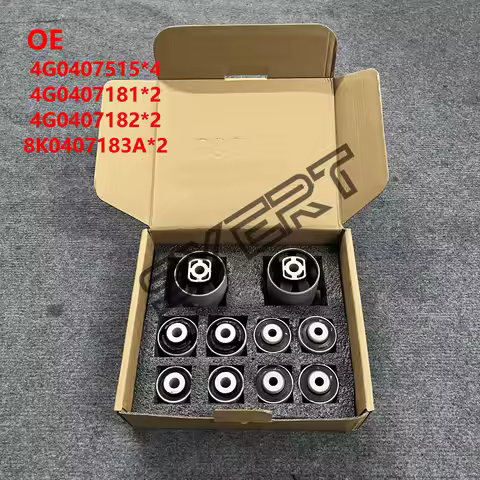 Front suspension control arm bushings kit 10X OE 4G0407515 4G0407181 4G0407182 8K0407183A for Audi A