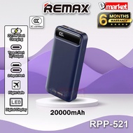 【3C Certified】 Remax RPP-521 10000mAh Powerbank 22.5W Fast Charging Power Bank Slim Pawer Bank Remax