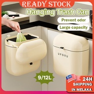 Tong sampah 9/12L Trash Can with Lid Cute dustbin Tong sampah bertutup Dustbin Dustbin kitchen Kitch