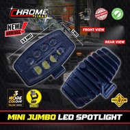 UNIVERSAL TRUCK LED TURKEY MINI SPOTLIGHT 12V/24V – 5.5” (PUTIH/OREN, 2 MODE + HAZARD)