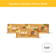 Heal Signature Chocolate Protein Shake Powder Bundle of 3 Sachets - Dairy Whey Protein - HALAL - Meal Replacement Diet