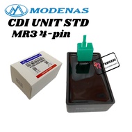 MODENAS 4 & 5 PIN KRISS MR3 MR-3 MR3 EURO 3 EURO3 CDI UNIT ASSY STANDARD 4 PIN 5 PIN C.D.I UNIT ECU 