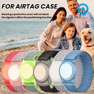 [LASV] Kids Wristband Breathable Wear Resistant Adjustable Nylon Watch Band GPS Tracker Holder Protective Case for AirTag