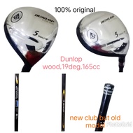 Golf Wood 5, Dunlop- loft 19 Dunlop Model Toul Feel -right handler, 165cc- without Cover