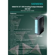 SIEMENS 6ES7332-5HF00-0AB0 SIMATIC S7-300 Analog Output Module SM332, 8AA, U/I, 11/12Bit