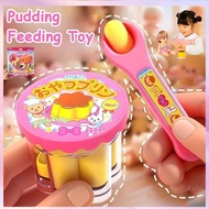 Pudding Jelly Toy Set Children's Food Feeding Toys Role Play Girls Pretend Play Mainan Puding Sendok