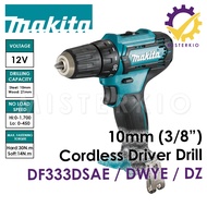 Makita Battery Drill DF333D, 12V 10mm Cordless Driver Drill, DF333DSAE DF333DWYE DF333DZ