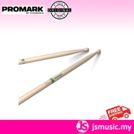 Promark Classic Forward 5B Raw Hickory Drumstick, Oval Wood Tip