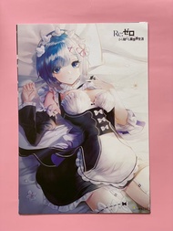 โปสเตอร์อนิเมะ ขนาด A3 Anime poster REZero Ram รีเซทชีวิต ฝ่าวิกฤตต่างโลก