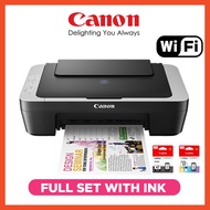 Canon Pixma E470 (PrintScanCopyWifi) Color inkjet Printer - 3 years warranty