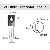 1pcs NPN Amplifier Transistor D882 B772