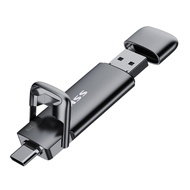 SSK 550MB/s 2TB แฟลชไดรฟ์ USB3.2 Gen2 USB C แฟลชไดรฟ์ 2TB OTG Flash Drive 2TB