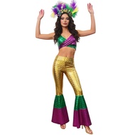 <[CDATA[2026 Retro Disco Outfit - Shiny Performance Costume for Halloween]]>
