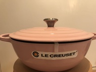 LC Le Creuset Marmite 28cm 鑄鐵鍋 媽咪鍋 黑裡