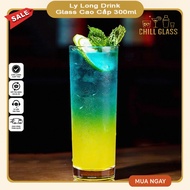 Premium Long Drink Glass 300ml - Highball Glass Cup Specialized for Mixing