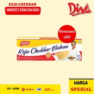 [2kg] Keju Wincheez Cheddar | Wincheez Keju Reguler Potong / Keju Parut