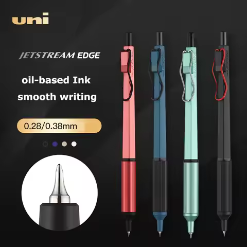 Uni JETSTREAM Edge 1003 Gel Pen Japanese Stationery 0.28/0.38mm Fine Point Ballpoint Pen Low Center 