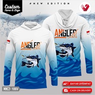 Baju Mancing Ikan Lele Kupluk GRATIS Nama & Logo Bahan Adem & Nyaman Ready Semua Ukuran Bisa COD Pro