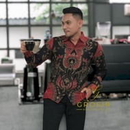 KEMEJA PRIA Men's Long Batik Shirts Men's Batik Shirts Men's Batik Hem Men's BatikNo