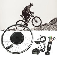 26 นิ้ว 48V1000W จักรยานด้านหน้าไดรฟ์มอเตอร์ชุดแปลงล้อพร้อมแผง LCD S900 สำหรับสกู๊ตเตอร์ไฟฟ้าจักรยาน