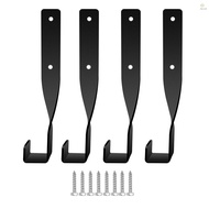 4pcs Chainsaw Holder Bracket Wall-Mounted Backpack Blower Rack Heavy-Duty Garage Tool and Accessorie