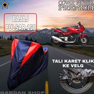 MERAH BAJAJ PULSAR 150 Motorcycle Cover Black RED Body Cover Bajaj PREMIUM Motorcycle Protective Cov