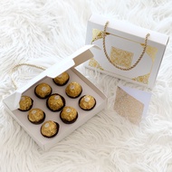 HAMPER GIFT HARI GURU Premium Gift Box & Chocolate Ferrero Rocher Plus Free Gift Card / HARI RAYA / 