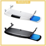 [Kokiya] Keyboard Tray under Desk, Sliding Keyboard Drawer for Typing, Keyboard Shelf Holder for Wor