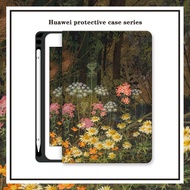 For Huawei Matepad Pro 13.2 10.4 Inch 2022 2020 T10 9.7 T10s Pro 10.8 11 Air 11.5 2023 Case Casing with Pen Slot Tri fold clear Huawei Tablet Pad Mediapad T5 M5 Lite M6 10.8 Cover